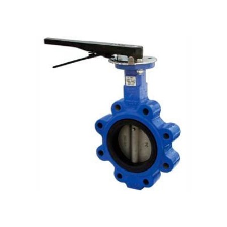 AVK CARBO-BOND/BITORQ VALVE AUTOMATION 8in Lug Style Butterfly Valve W/ EPDM Seals and 10 Position Handle MY-LE-2-80-10P